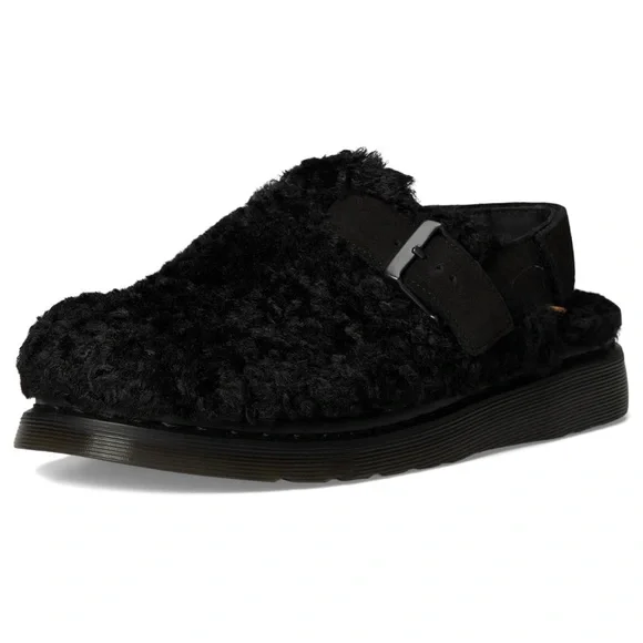 Dr. Martens Jorge II Clogs - Black Faux Fur Lined - Unisex: Men's 7 / Women's 8 - Picture 8 of 13